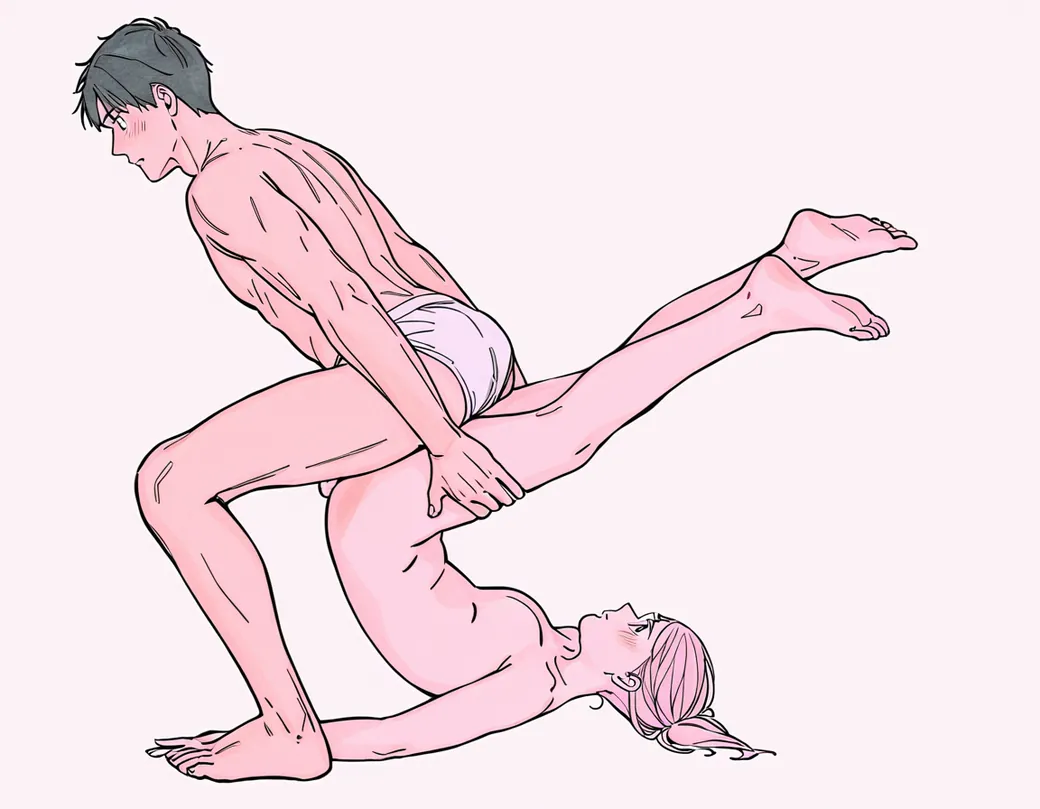 Illustration of the brute sex position