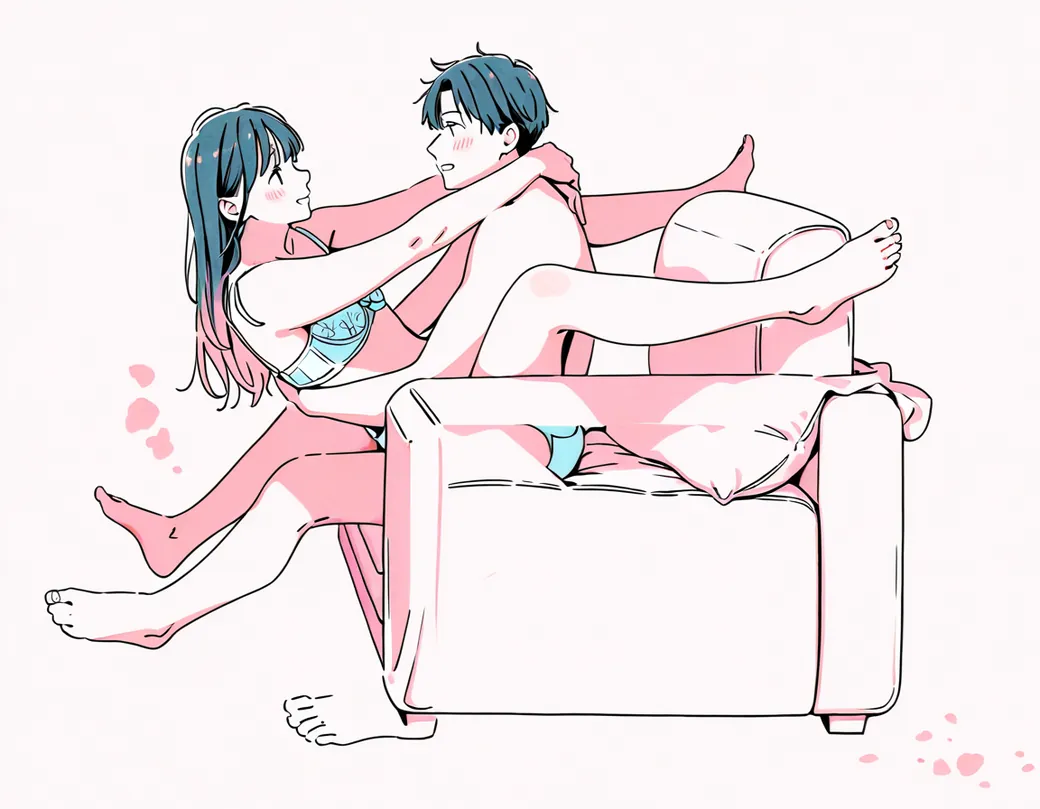 Illustration of the mastery sex position
