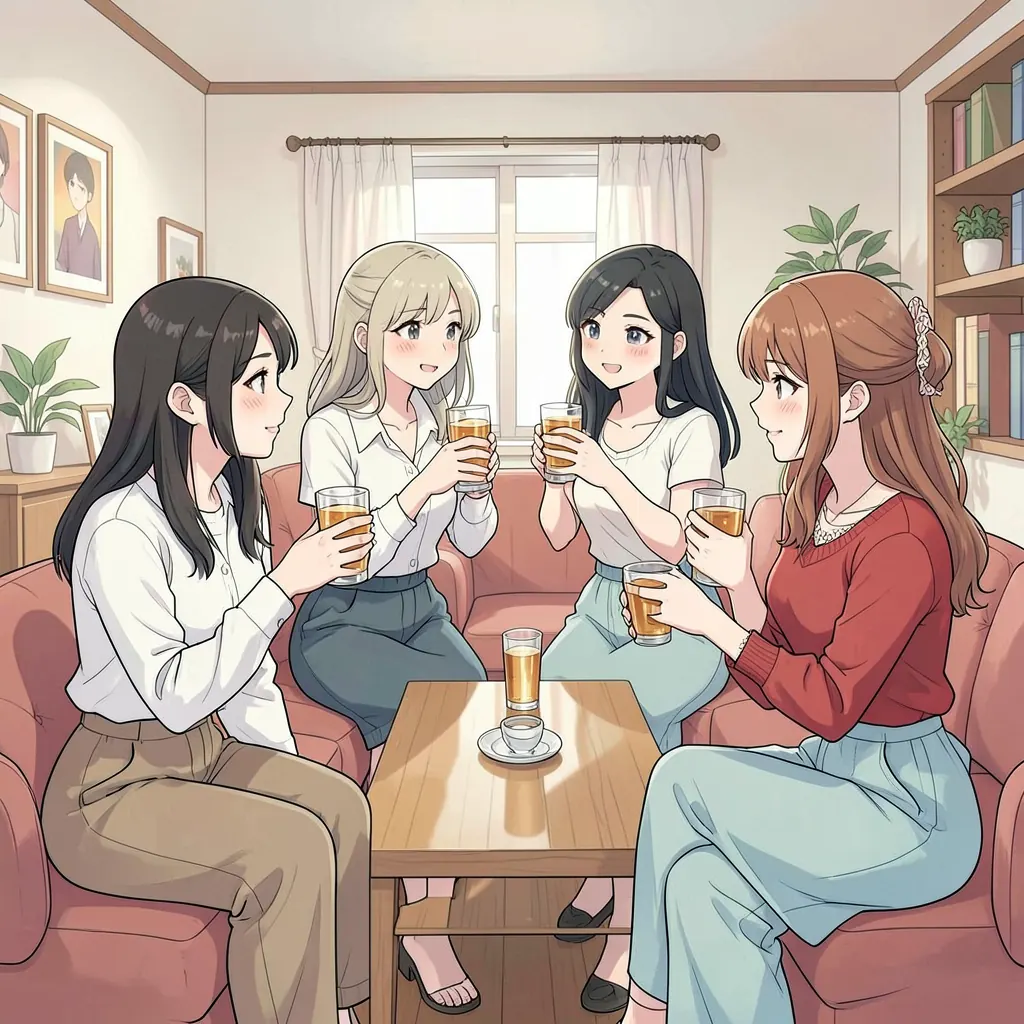 Illustration: Drinks First. Always